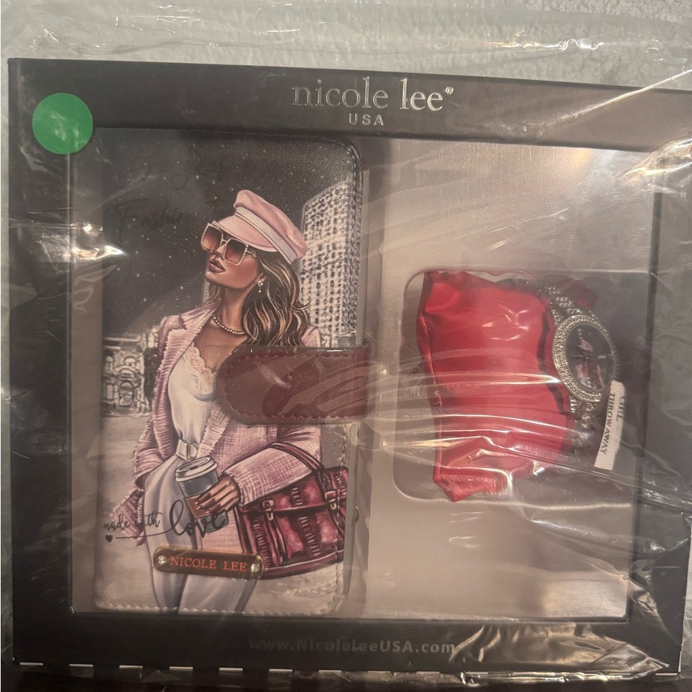 Nicole Lee Fashion Wallet and Watch Set
